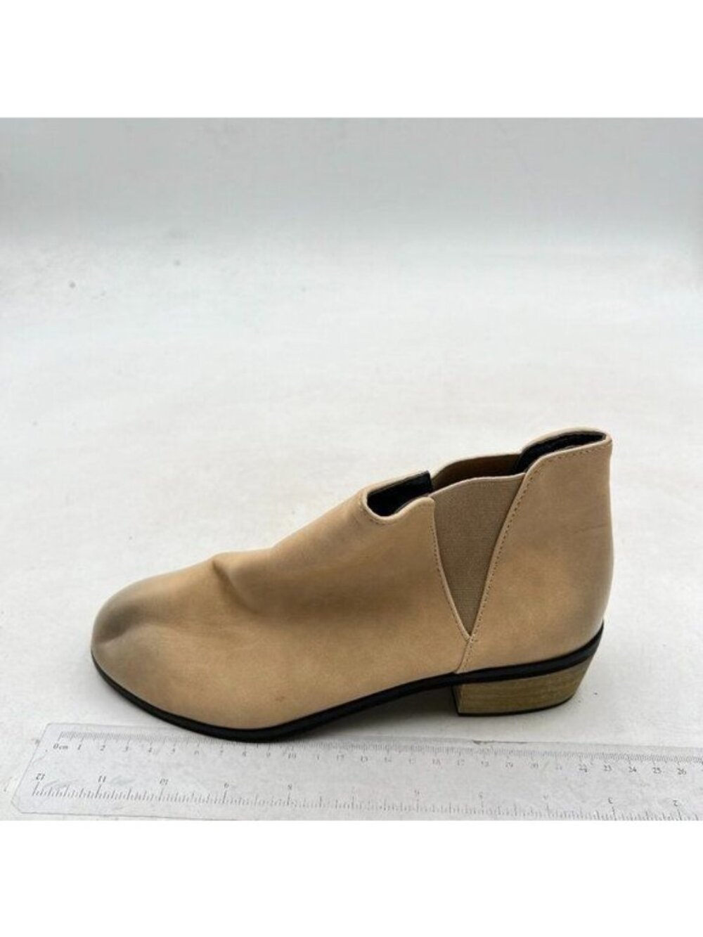 Women's Ankle Boots Elastic Chunky Low Heel Chelsea Booties
